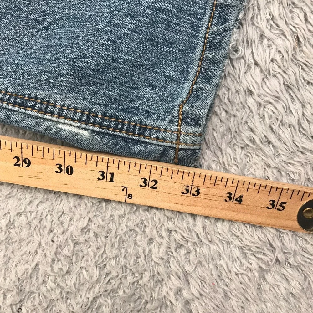 Ariat Rebar Jeans Mens 35 (36x33) Distressed M4 Low Rise‎ Boot Western Workwear